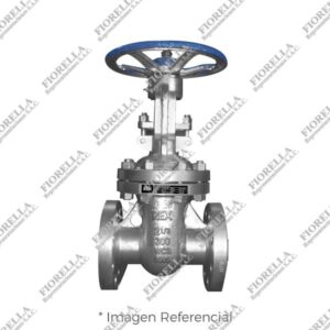Válvula compuerta acero al carbono astm a216 grado wcb asiento 13& cr clase 300 vástago ascendente a (os&y) bridada ansi b16.5 tipo comercial rex