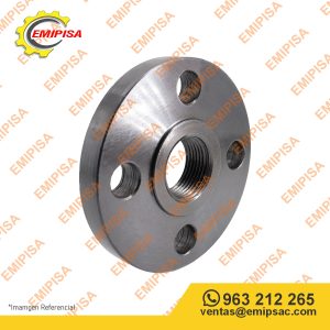 BRIDA ROSCADA ACERO ASTM A105 CLASE 150 RF (RAISED FACE) ANSI B16.5 NPT ANSI B1.20.1